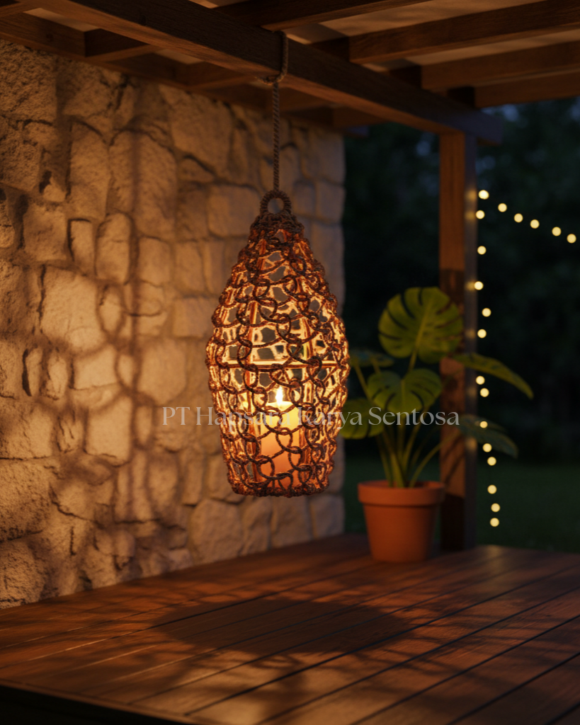 Handwoven Seagrass Lantern Lamp with Iron Frame – Rustic Boho Lighting Décor seagrass lantern lamp, handwoven boho lighting, rustic natural lamp, eco-friendly woven lantern, coastal farmhouse décor, handmade seagrass lamp, iron frame lantern light