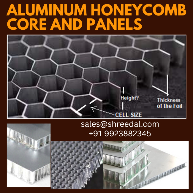 Aluminium Honeycomb Core and panels