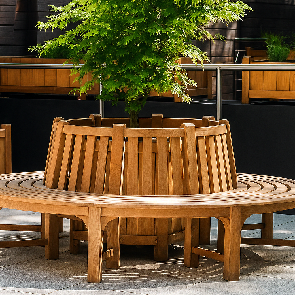 Round Tree Bench