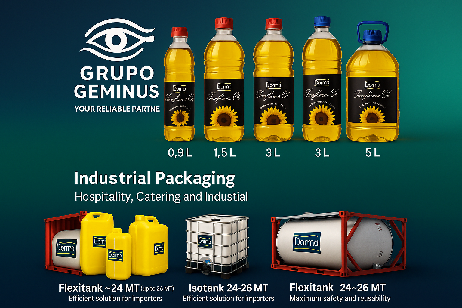 Soybean Oil , Corn, Palm, Sunflower and Rapeseed Refined and Crude Vegetable Oils