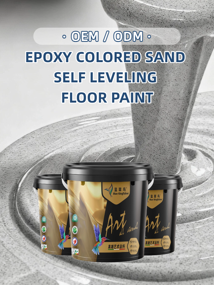 Blue Kingfisher epoxy floor paint