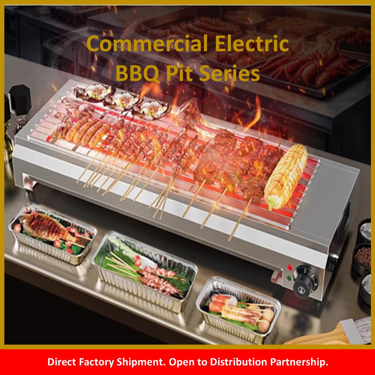 Commercial Electric BBQ Pit Series