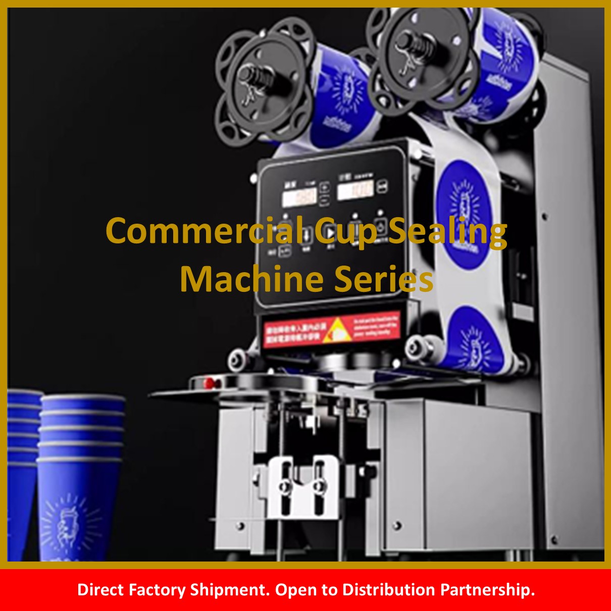 Commercial Cup Sealing Machine Series (95/50 & 90 Models)
