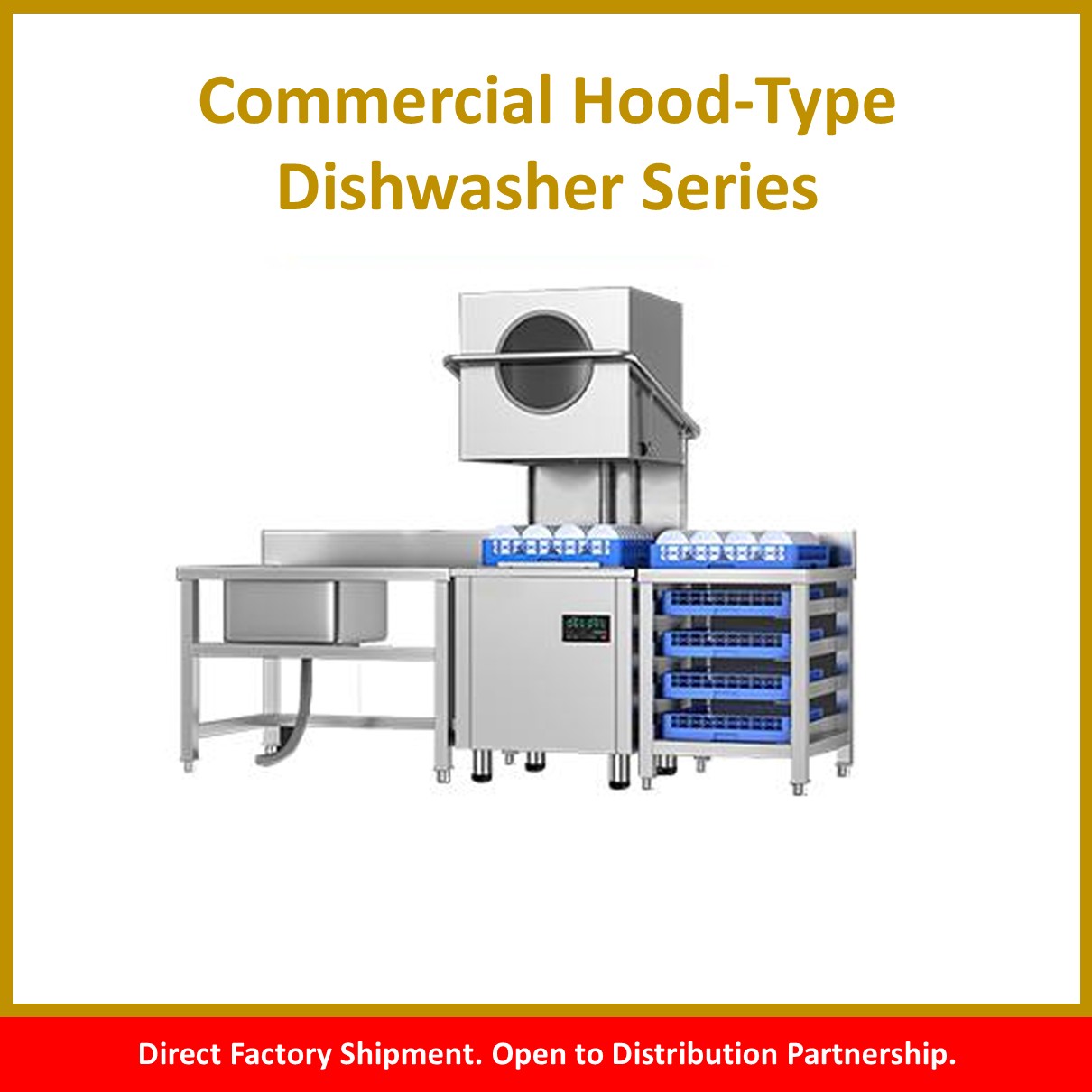 Commercial Hood-Type Dishwasher Series