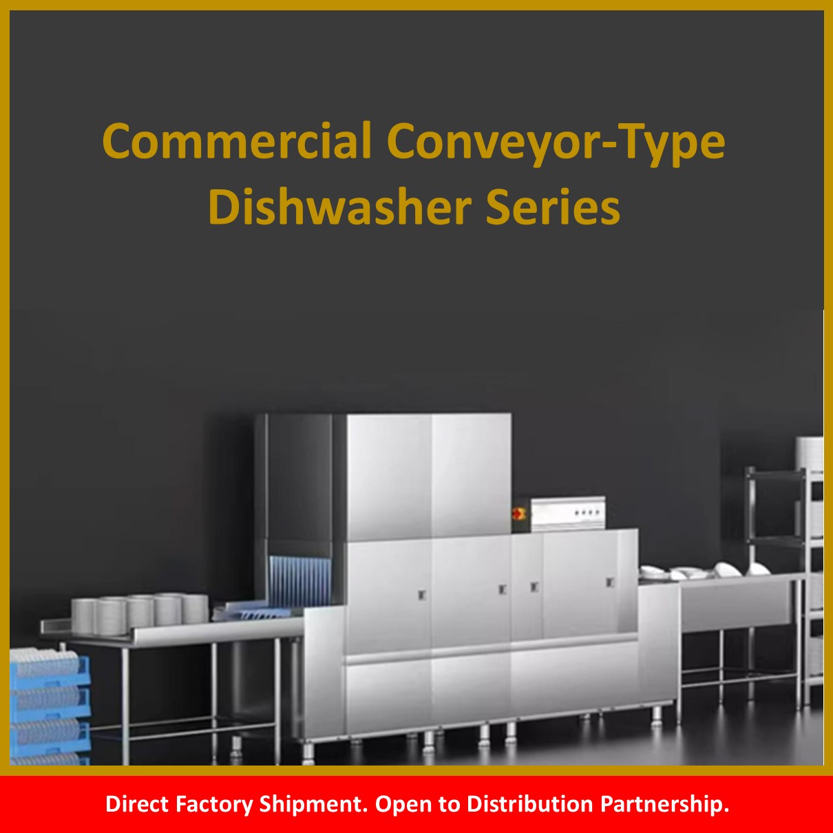 Commercial Conveyor-Type Dishwasher Series