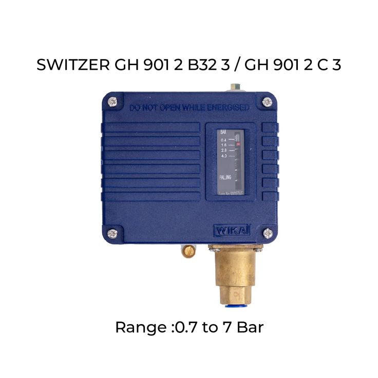 Buy SWITZER Diaphragm Type Pressure Switch GH-901-2-B01-3