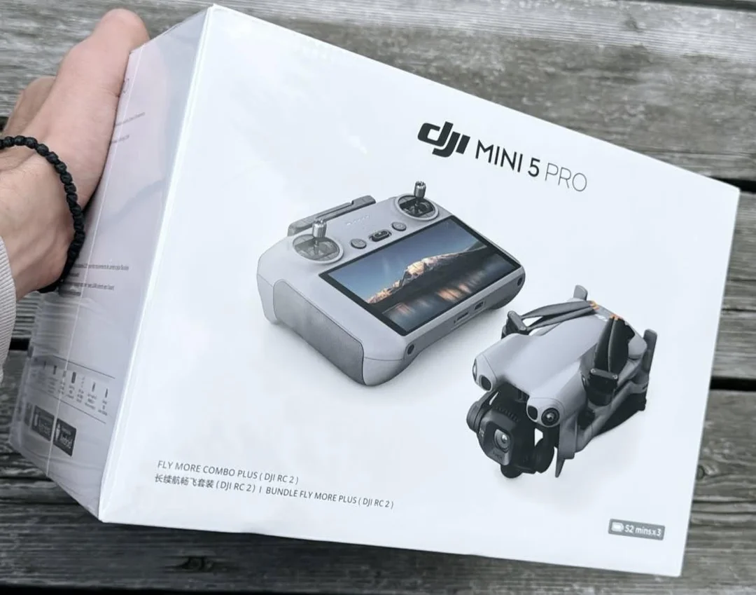 DJI Mini 5 Pro Fly More Combo Plus Drone (RC 2 + 3 batteries)