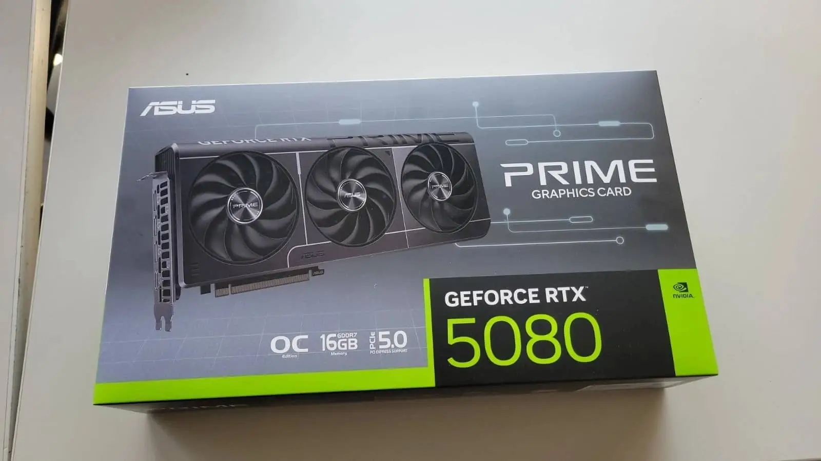 High Quality  Prime Geforce RTX 5080 OC EDITION 16GB GDDR7 Video Card