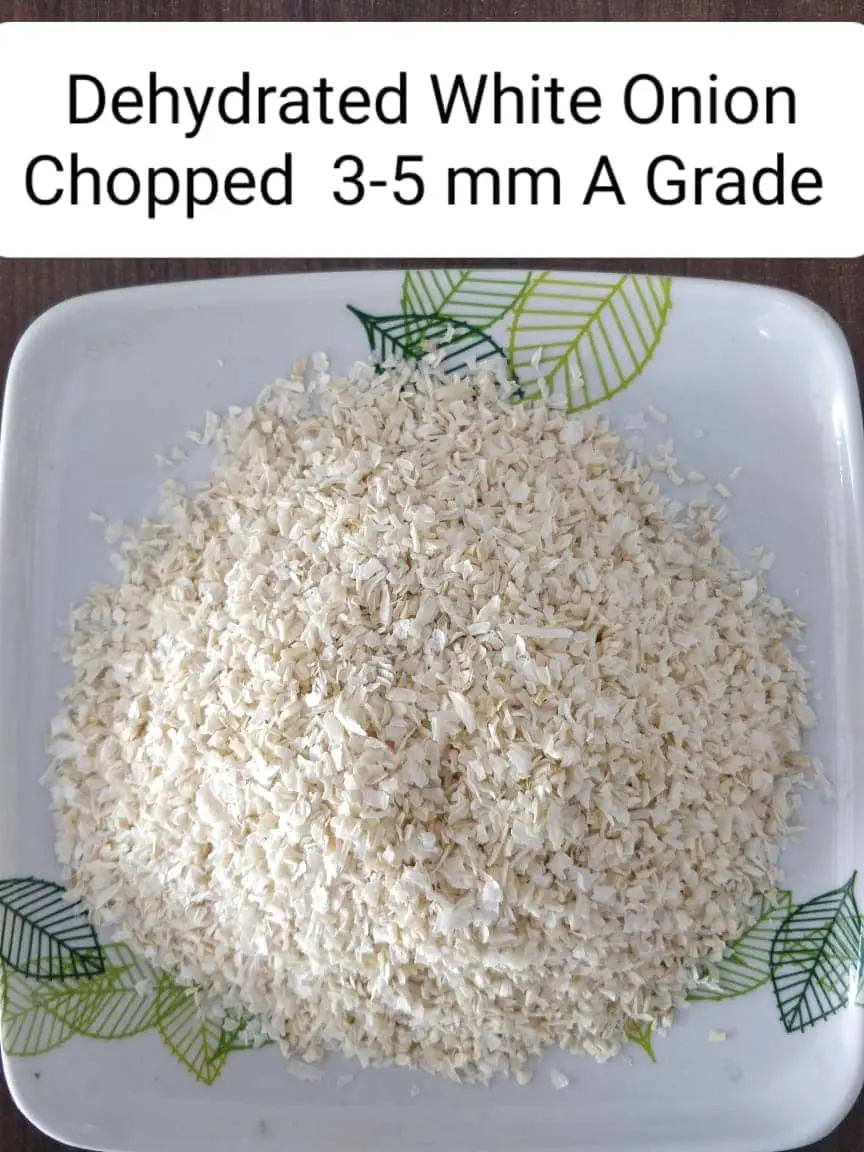 dehydrated white onion chopped 3-5 mm