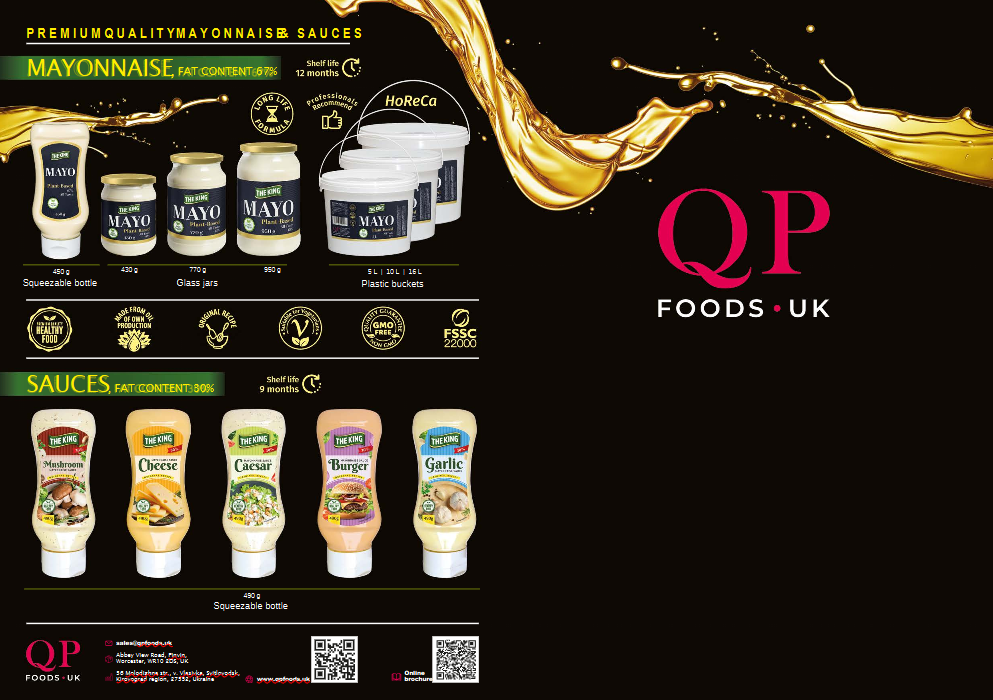 Mayonnaise Sauces - Mushroom, Cheese, Caesar, Burger, Garlic