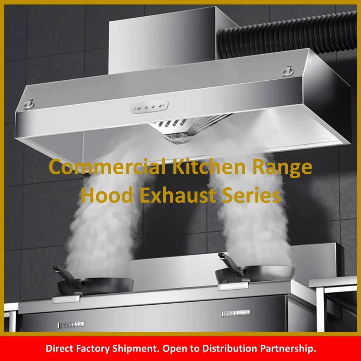 Commercial Kitchen Range Hood Exhaust Series