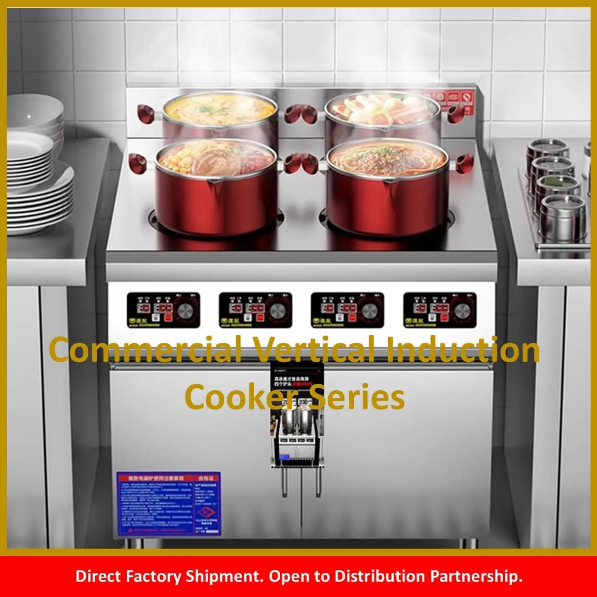 Commercial Vertical Induction Cooker Series