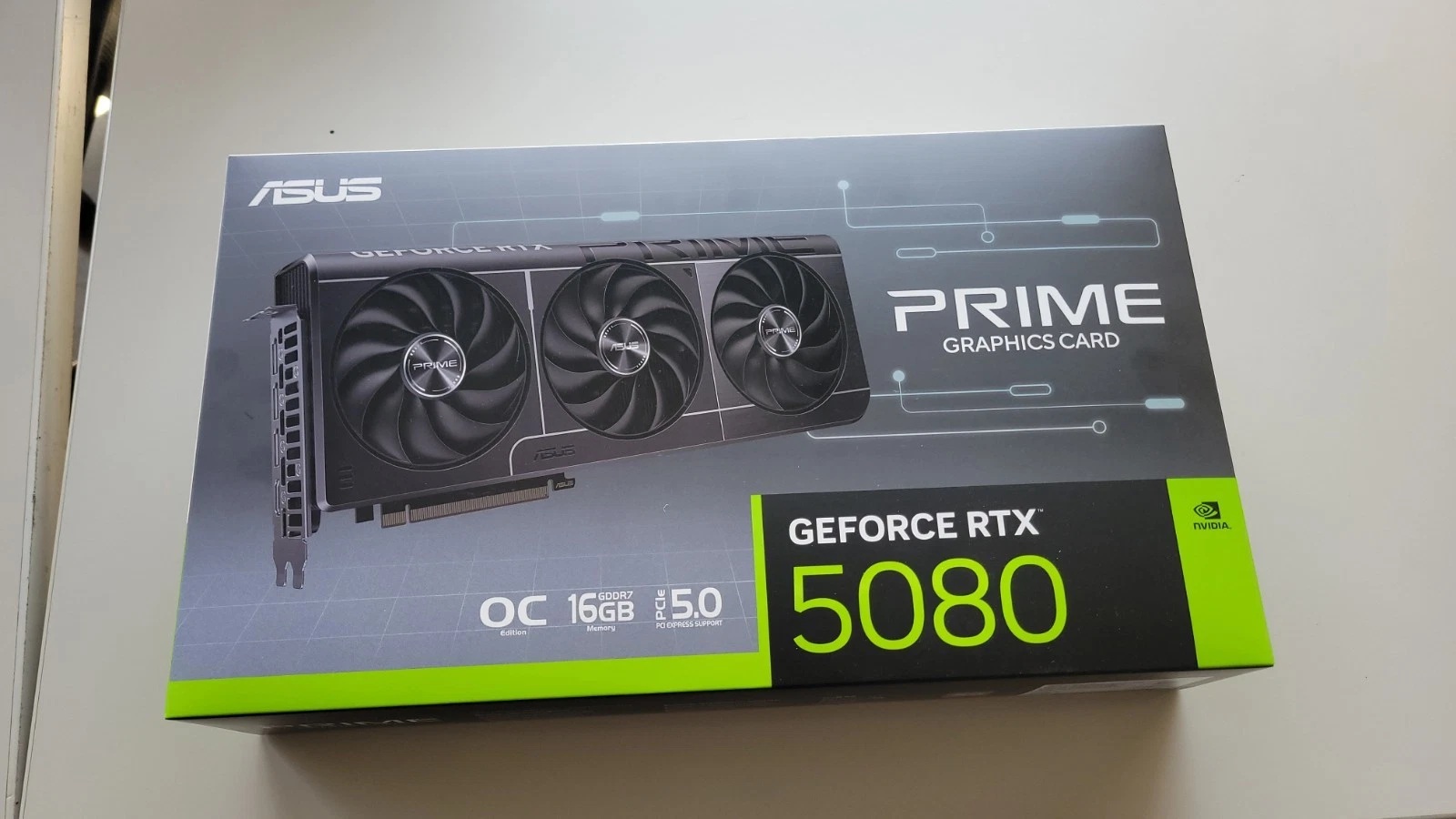 High Quality Prime Geforce RTX 5080 OC EDITION 16GB GDDR7 Video Card