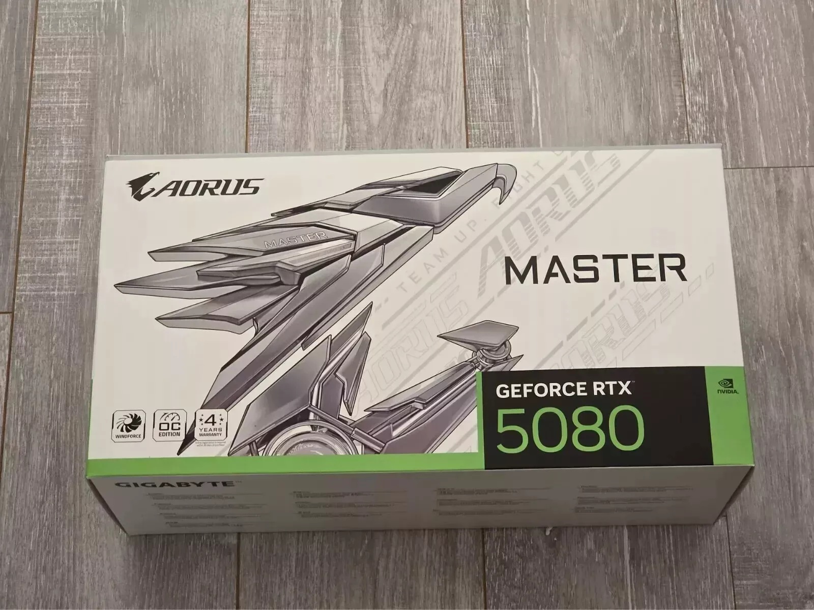 GIGABYTE AORUS ICE GeForce RTX 5080 Graphics Card GPU